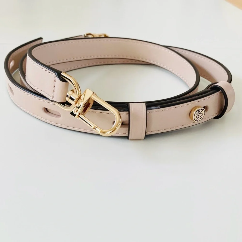 Michael Kors Soho Cece Bedford Pink Crossbody Leather Strap